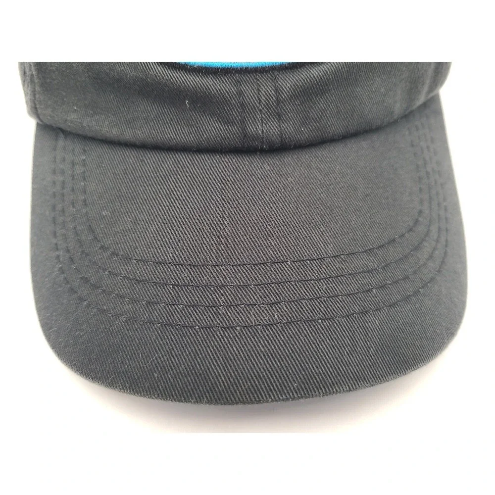 Youth Carolina Panthers Reebok Strapback Adjustable Hat Cap NFL‎ Football Black